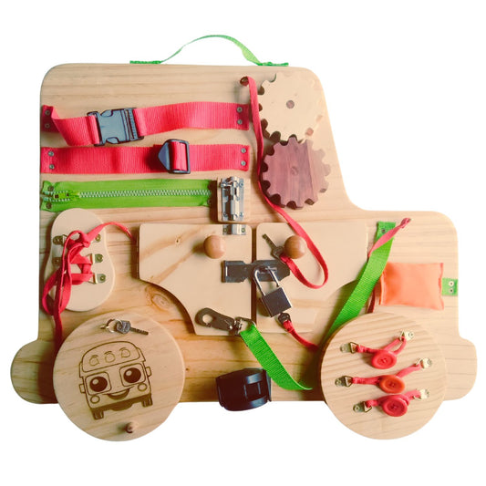 Panel Sensorial Autobus 10 Actividades