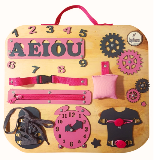 Panel Sensorial "Descubre y Aprende" tamaño L