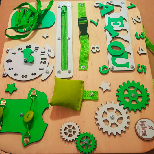 Panel Sensorial "Descubre y Aprende" tamaño L