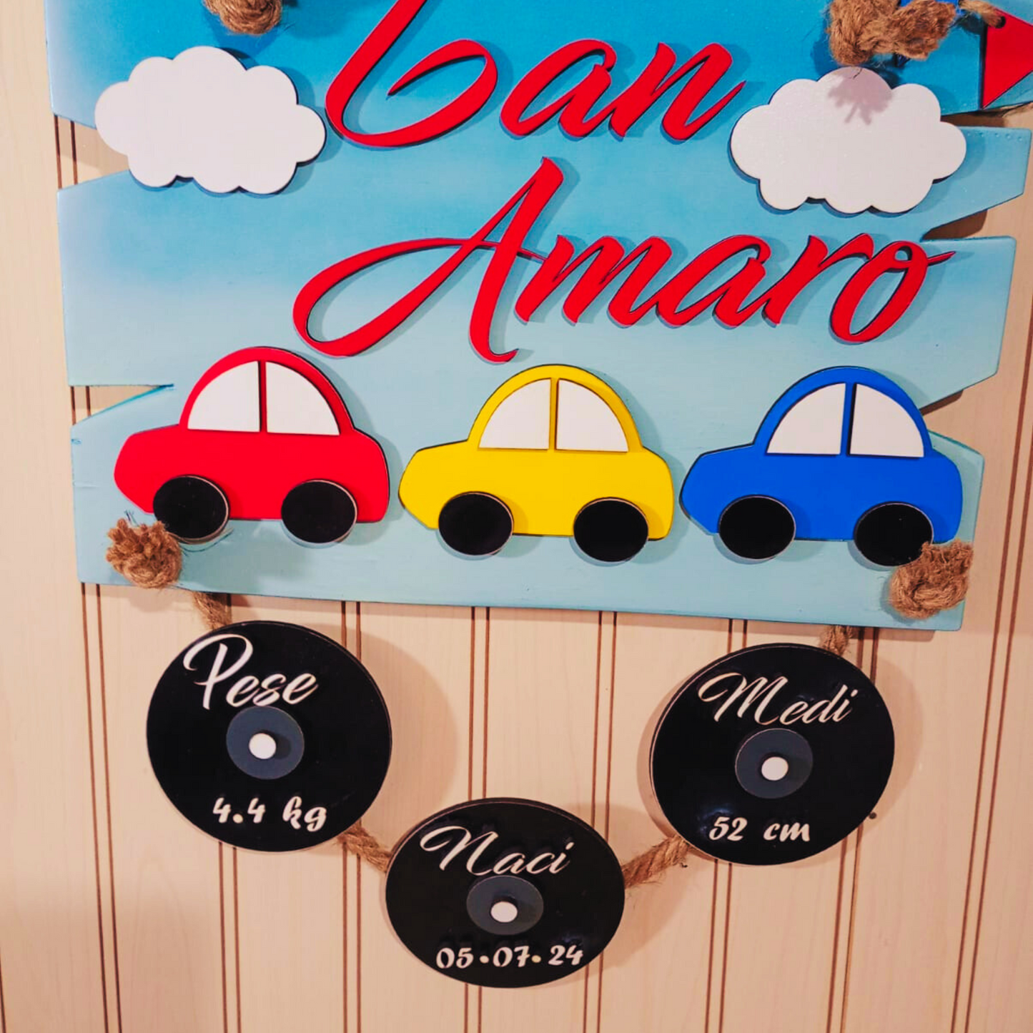 Panel Dormitorio Bebes Personalizado