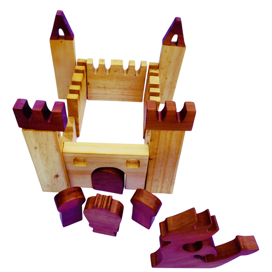 Set Madera Castillo 19 Piezas