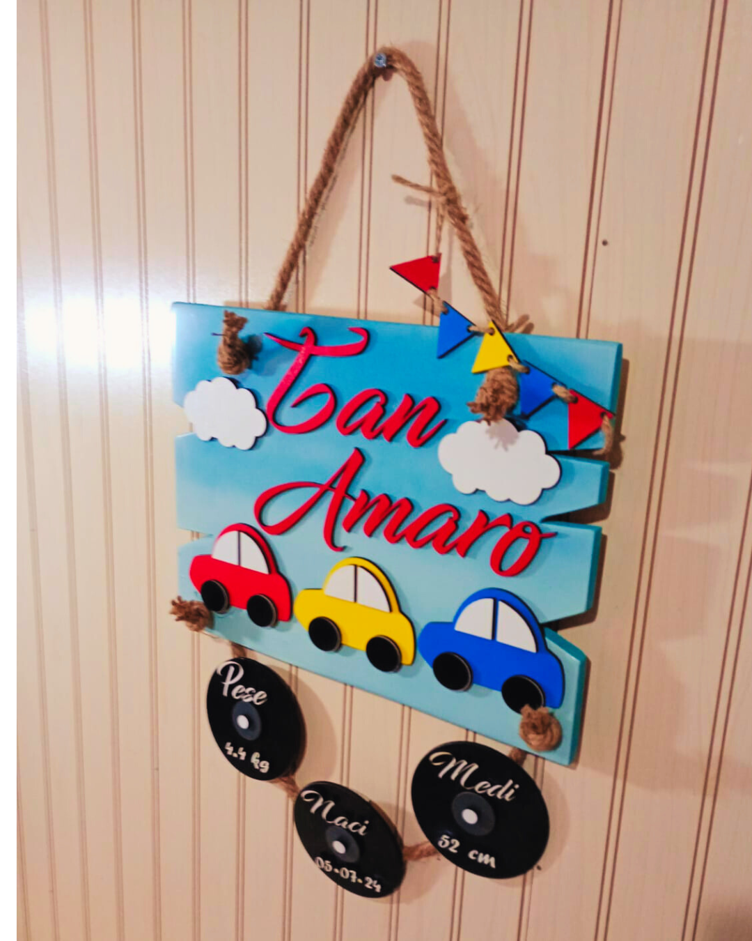 Panel Dormitorio Bebes Personalizado
