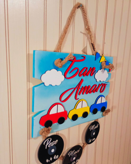 Panel Dormitorio Bebes Personalizado