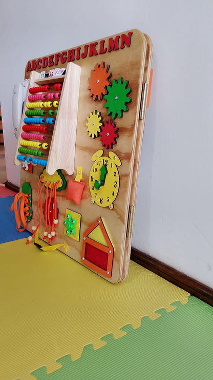 Panel Sensorial Terapéutico XL | 30 Actividades | 1,20 Mt x 60 Cm