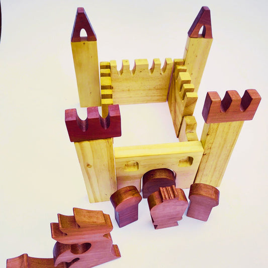 Set Madera Castillo 19 Piezas