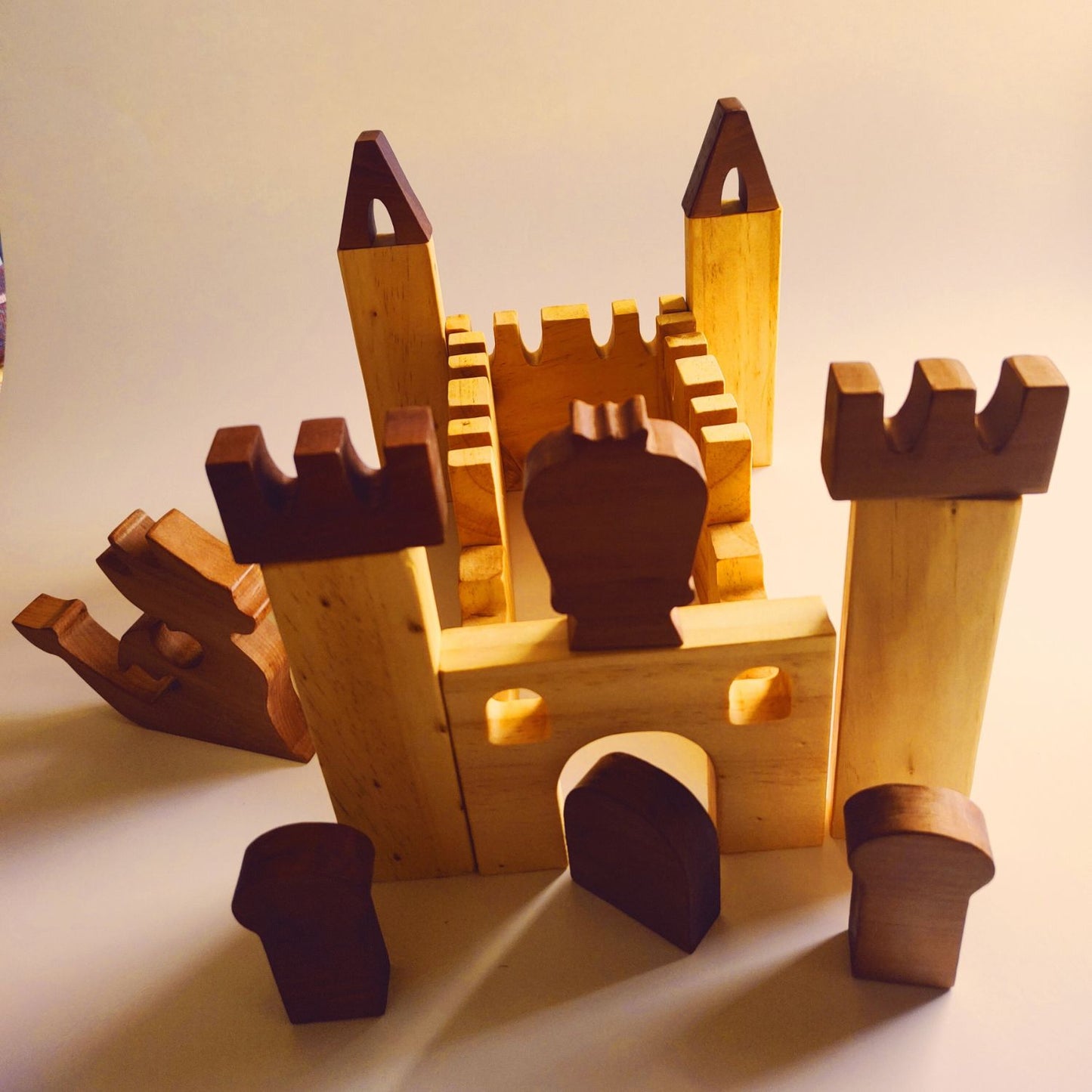 Set Madera Castillo 19 Piezas