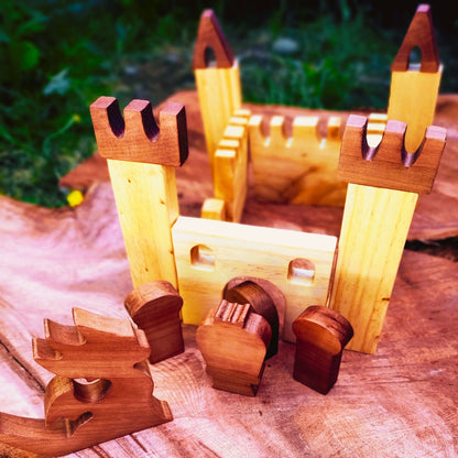 Set Madera Castillo 19 Piezas