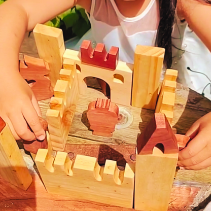 Set Madera Castillo 19 Piezas