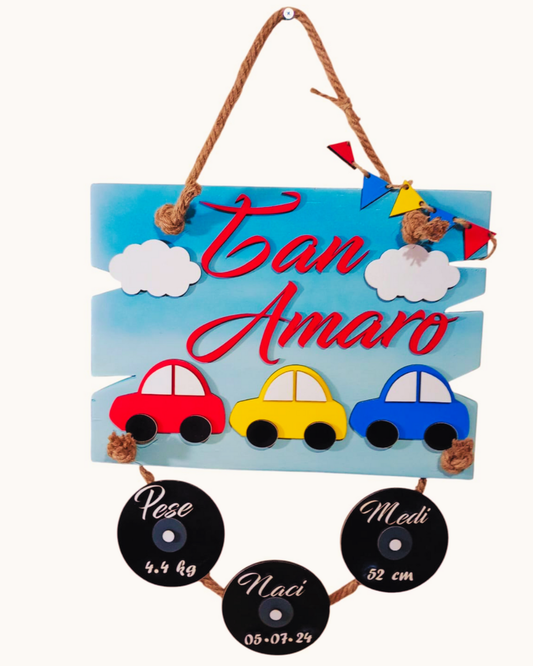 Panel Dormitorio Bebes Personalizado